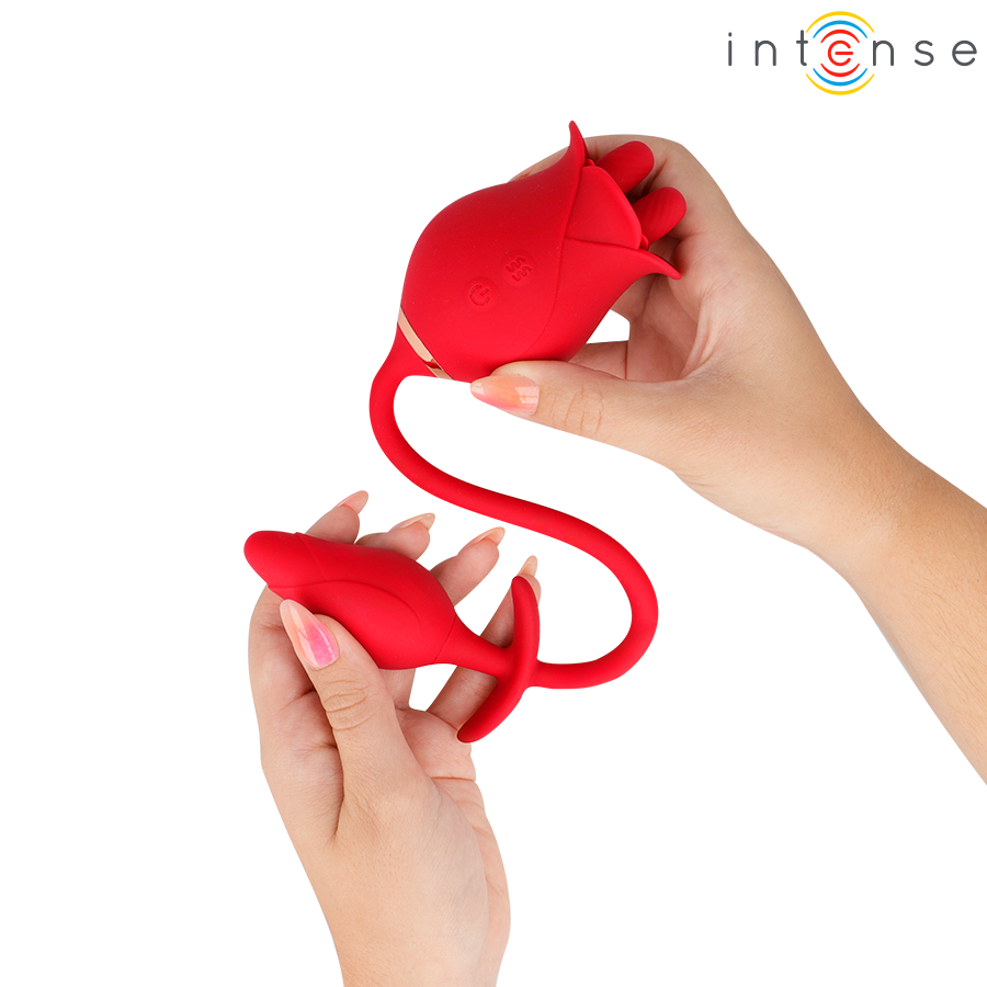 Stimulateur clitoridien melanie double stimulateur de clitoris avec langue en zigzag – Intense