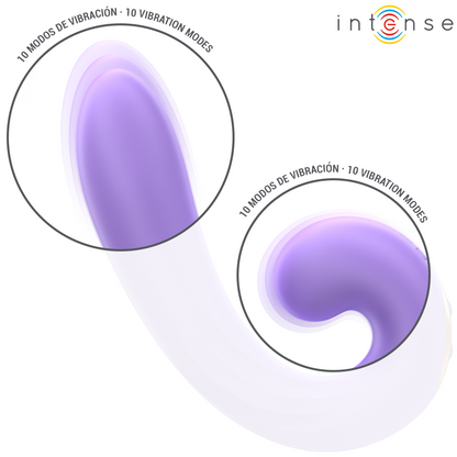 Stimulateur clitoridien meryl double vibration stimulateur clitorien – Intense