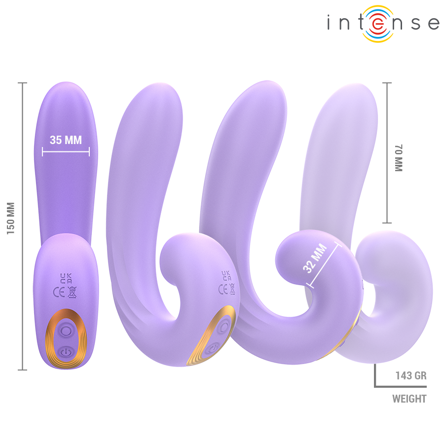 Stimulateur clitoridien meryl double vibration stimulateur clitorien – Intense