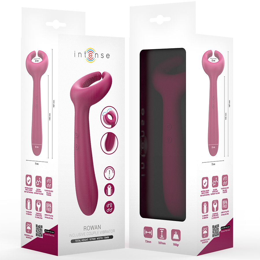 Vibrateur rowan inclusif pour couple – Intense