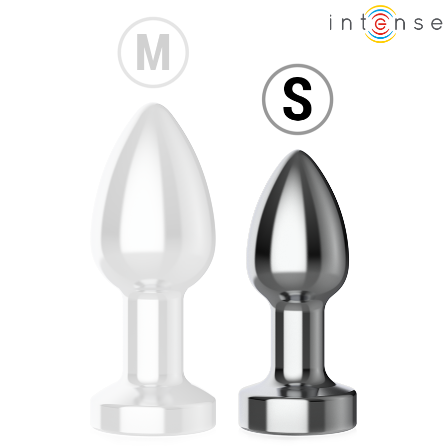 Vibrateur plug anal vibrant en métal avec lumières LED et télécommande – Intense