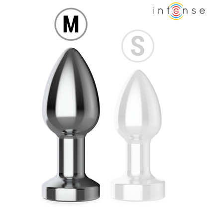 Vibrateur plug anal vibrant en métal avec lumières LED et télécommande – Intense