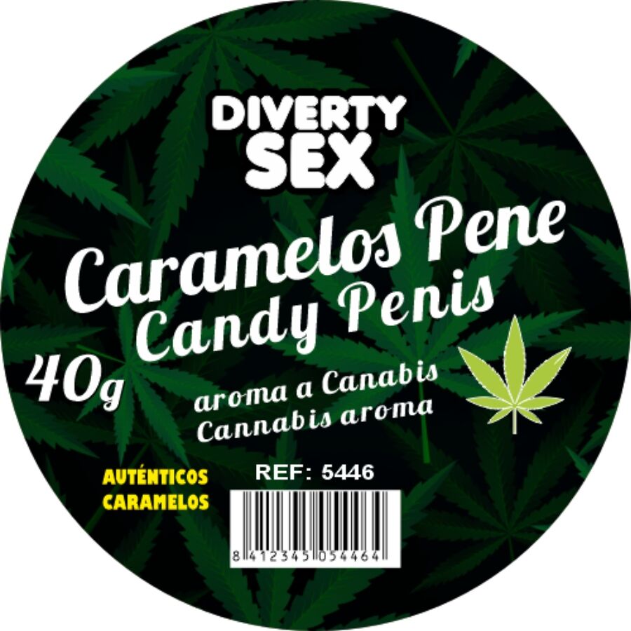 20 bonbons pour pénis arôme cannabis – Diablo Goloso