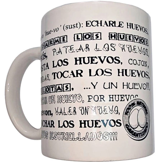 Mug blanc avec boules synonymes 370 ml – Diablo Picante