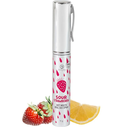 Spray sexuel oral à la fraise acide – Secretplay