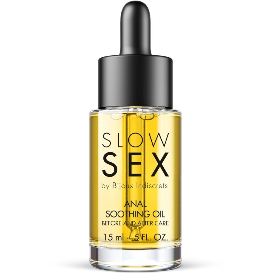 Huile anale apaisante pour sexe lent 15 ml – Bijoux Indiscrets