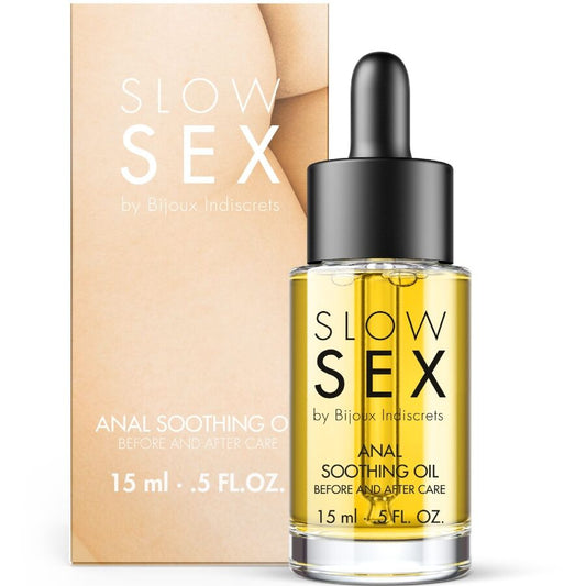 Huile anale apaisante pour sexe lent 15 ml – Bijoux Indiscrets