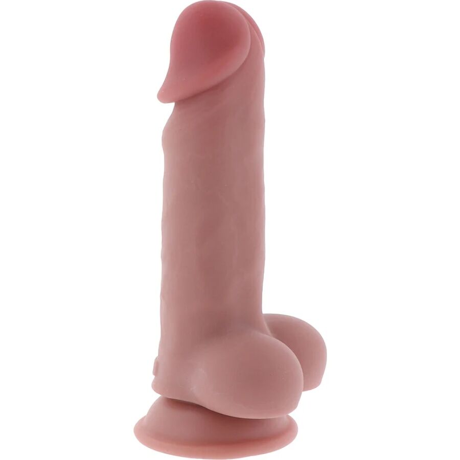 Pénis réaliste de luxe avec testicules extra épais de 17 cm – Get Real