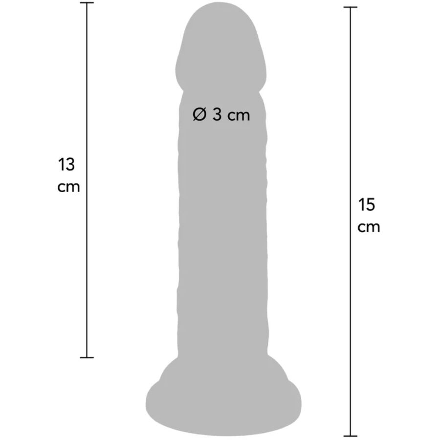 Pénis réaliste de luxe 15 cm – Get Real