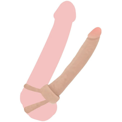 Pénétrateur anal en silicone double trouble 16 cm – Get Real