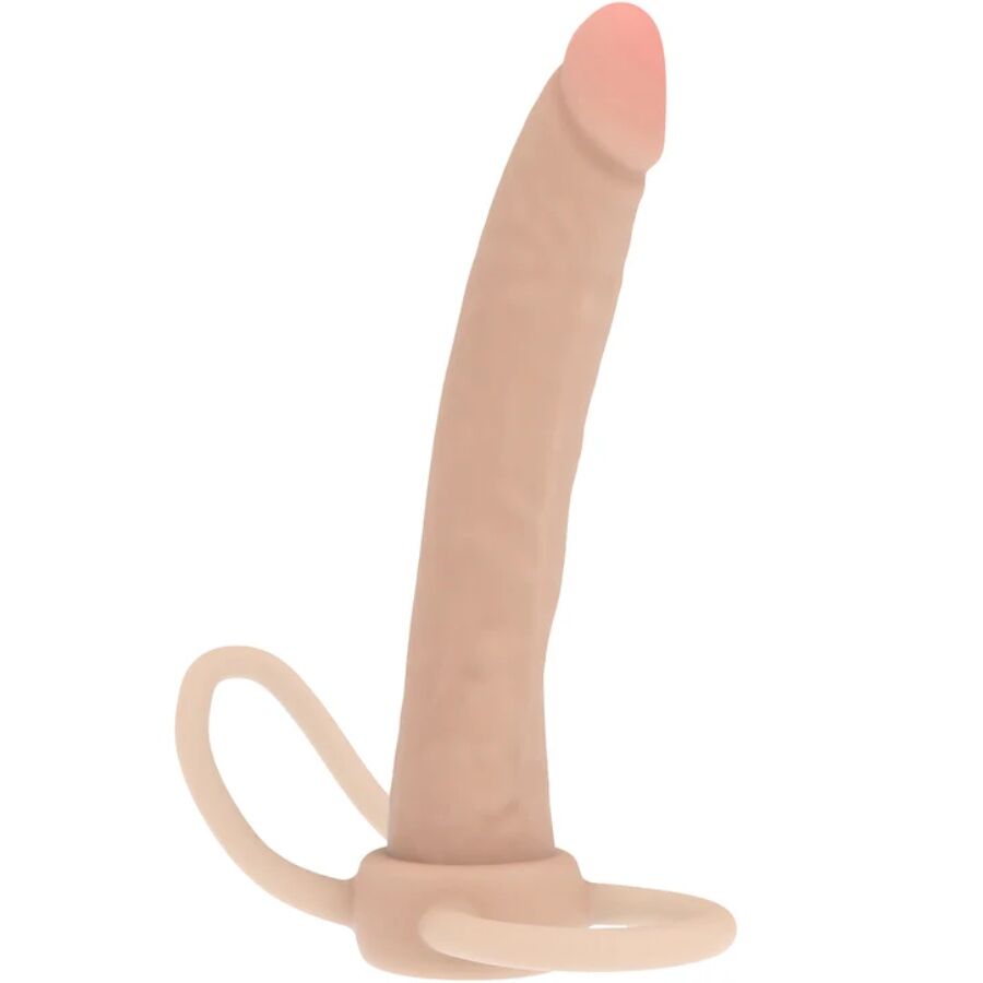 Pénétrateur anal en silicone double trouble 16 cm – Get Real