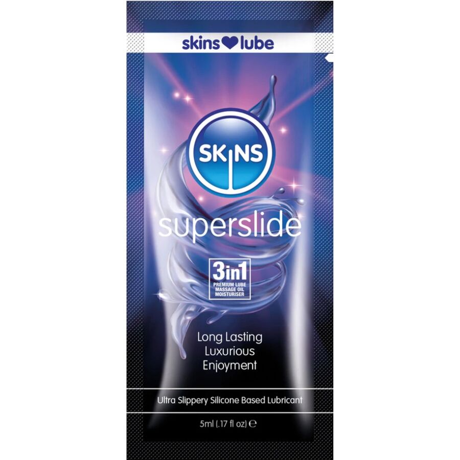 Superslide lubrifiant à base de silicone dose unique 5 ml – Skins