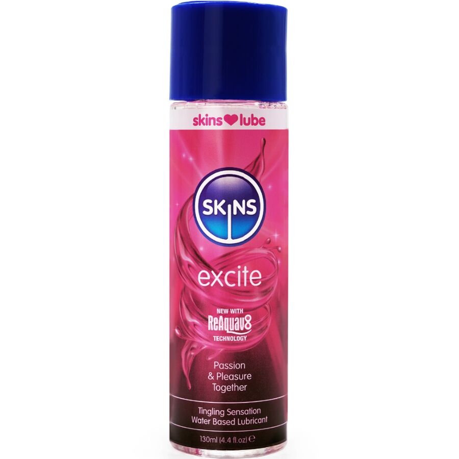 Excite lubrifiant à base d'eau 130 ml – Skins