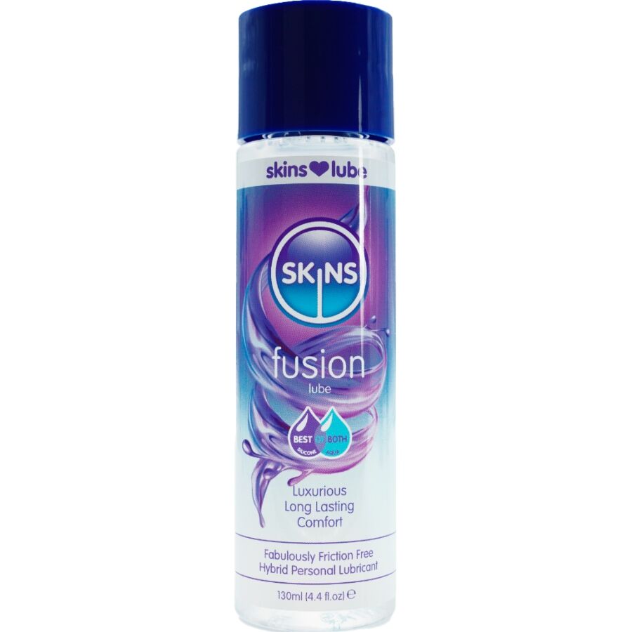 Fusion lubrifiant hybride à base d'eau et de silicone 130 ml – Skins
