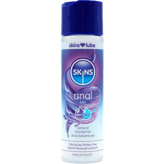 Lubrifiant anal hybride à base d'eau et de silicone 130 ml – Skins