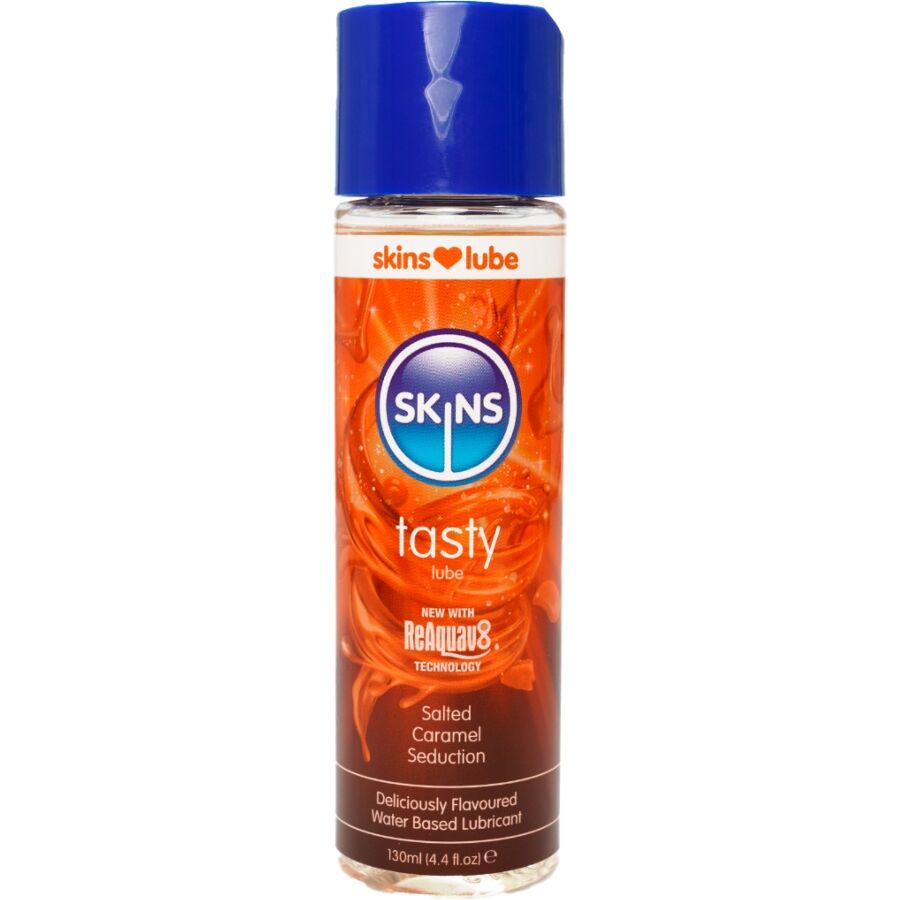SKINS - SALTED CARAMEL FLAVOURED WATER-BASED LUBRICANT 130ML