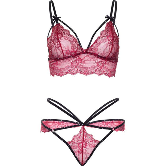 Ensemble soutien-gorge + string bordeaux – Leg Avenue 81623