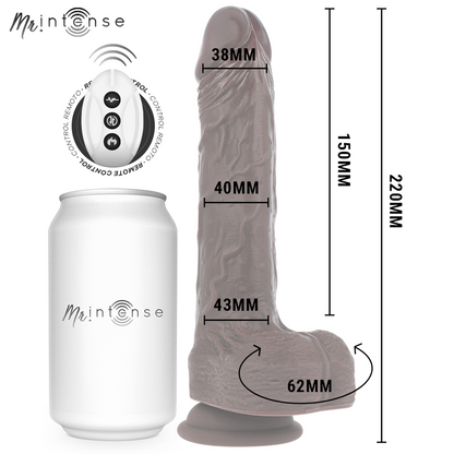 Matt réaliste multifonction avec vibration haut et bas et télécommande 22 cm -o- 4 cm – Mr