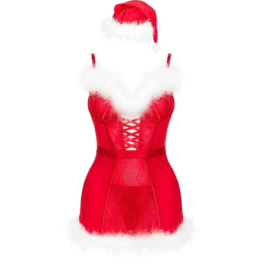 Agethe lc 90607 chemise + string + bonnet de noël – Livco Corsetti Fashion