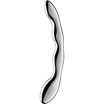 Cosmic crest 2 godemichet double en acier inoxydable – Satisfyer