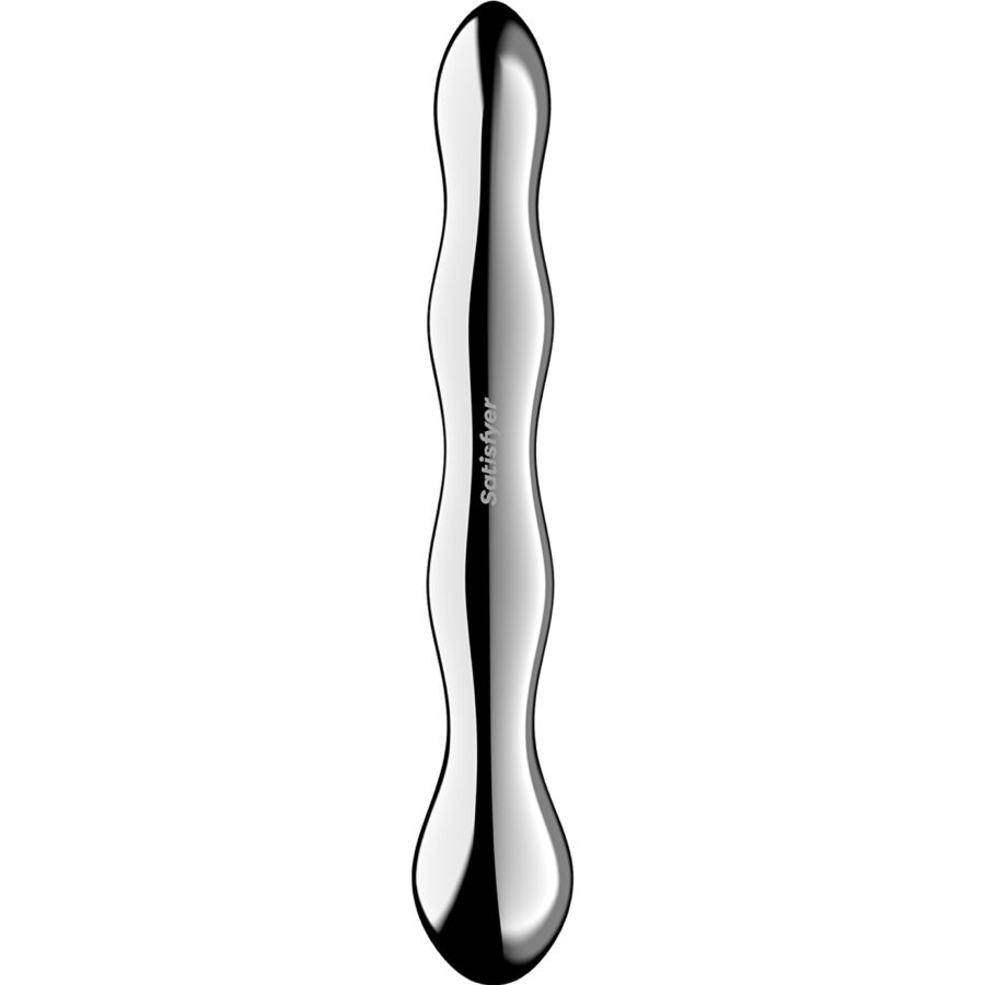 Cosmic crest 2 godemichet double en acier inoxydable – Satisfyer
