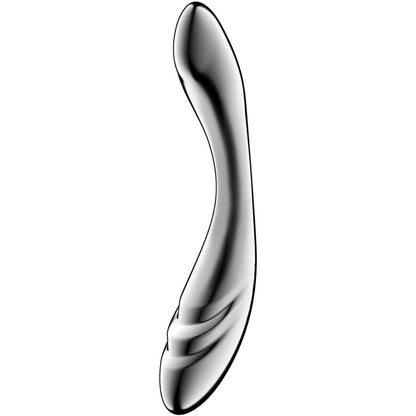 Pure gravity 3 godemichet double extrémité en acier inoxydable – Satisfyer