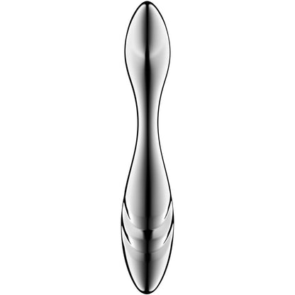 Pure gravity 3 godemichet double extrémité en acier inoxydable – Satisfyer