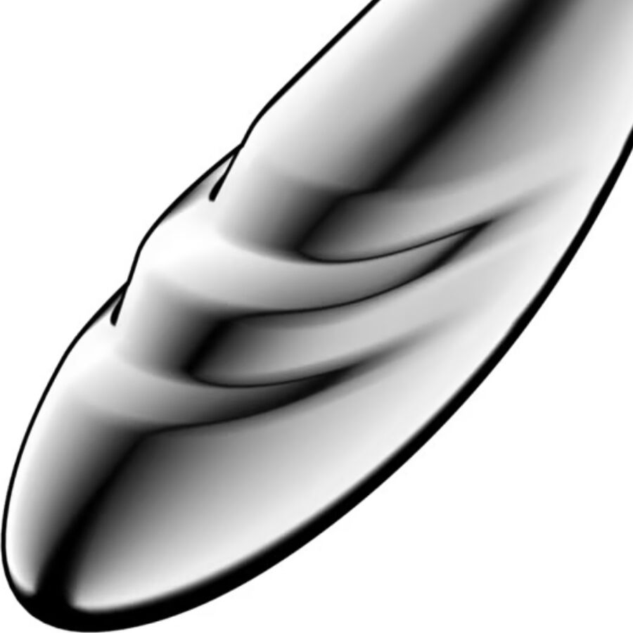 Pure gravity 3 godemichet double extrémité en acier inoxydable – Satisfyer