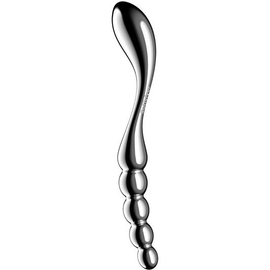 Star force 1 godemichet double en acier inoxydable – Satisfyer