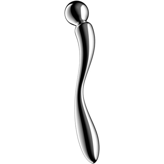 Star force 2 godemichet double en acier inoxydable – Satisfyer