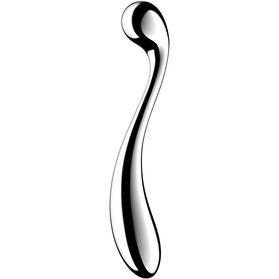 Star force 4 godemichet double en acier inoxydable – Satisfyer