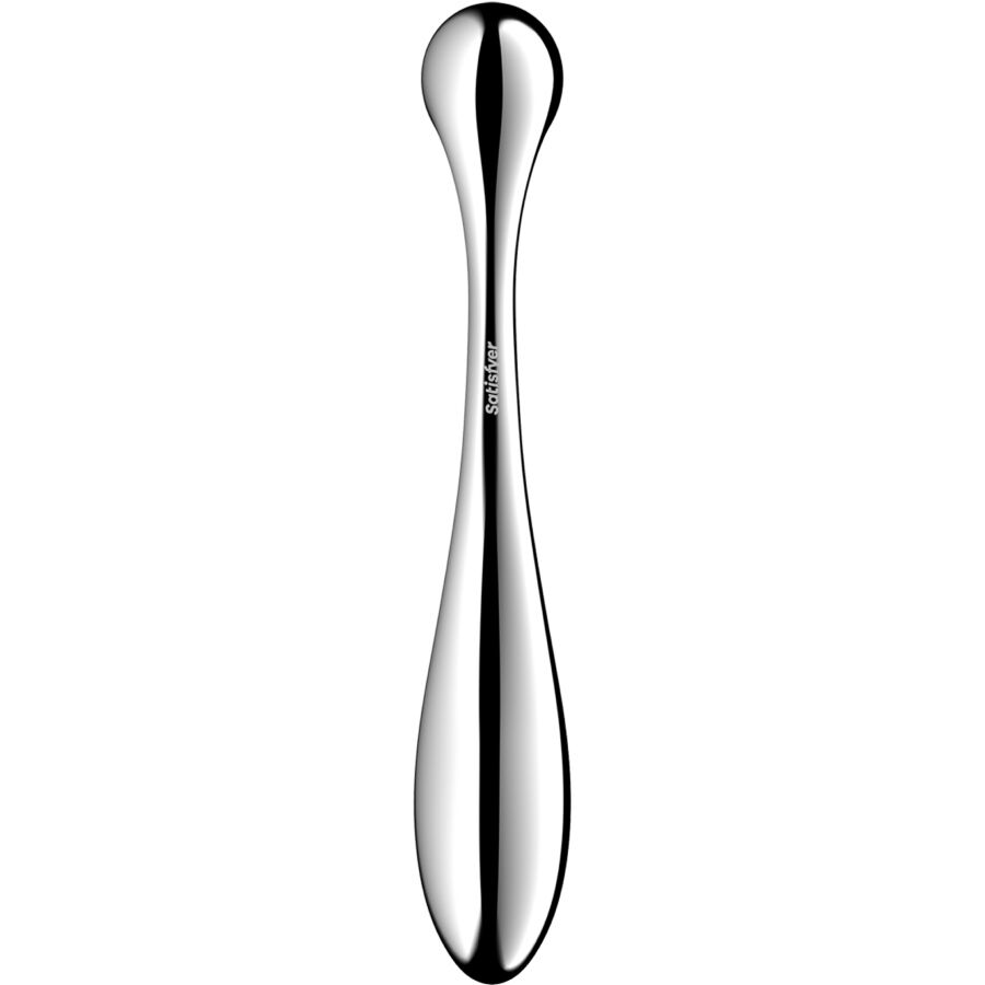 Star force 4 godemichet double en acier inoxydable – Satisfyer