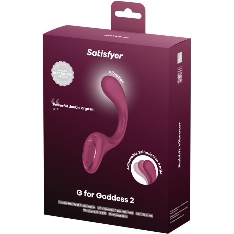 G for goddess 2 bouteille vibrateur lapin bordeaux – Satisfyer