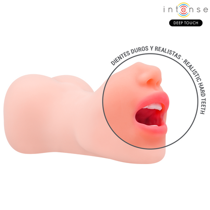 Masturbateur à double bouche et vagin riley – Intense Deep Touch