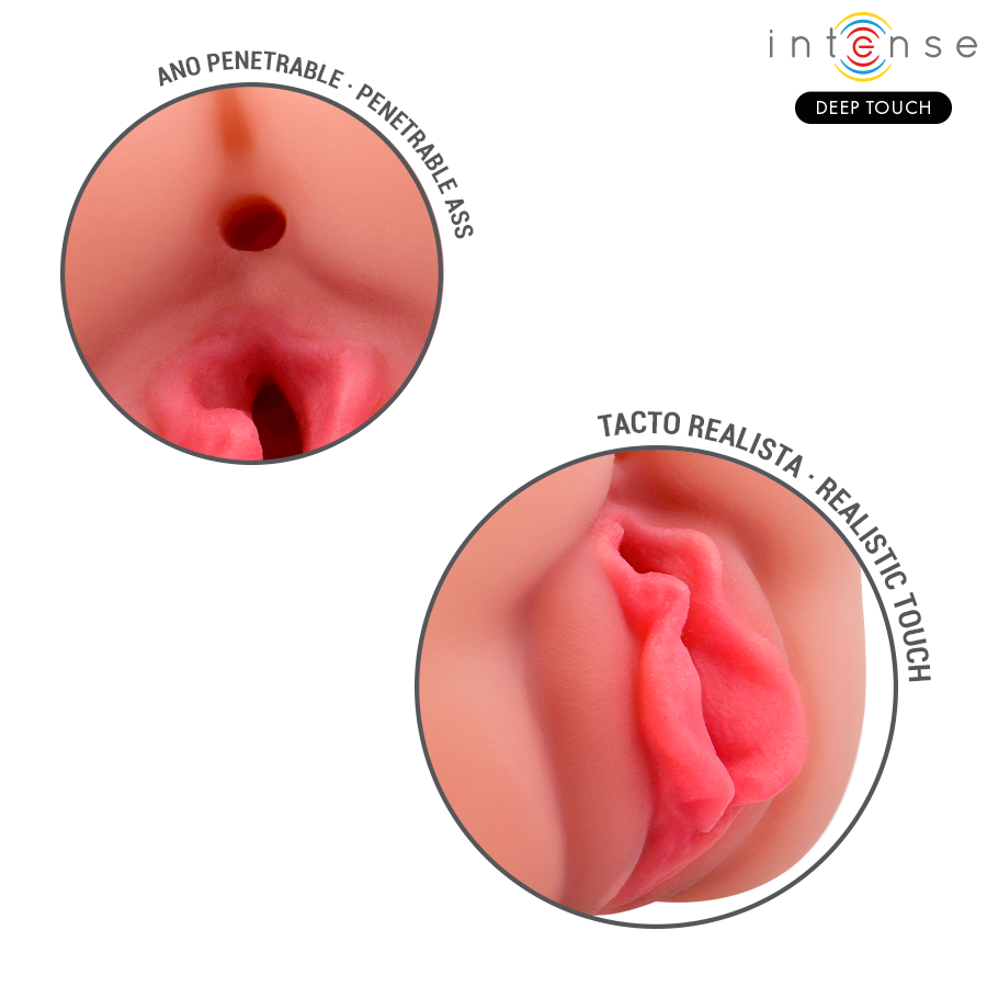 Masturbateur à double bouche et vagin riley – Intense Deep Touch