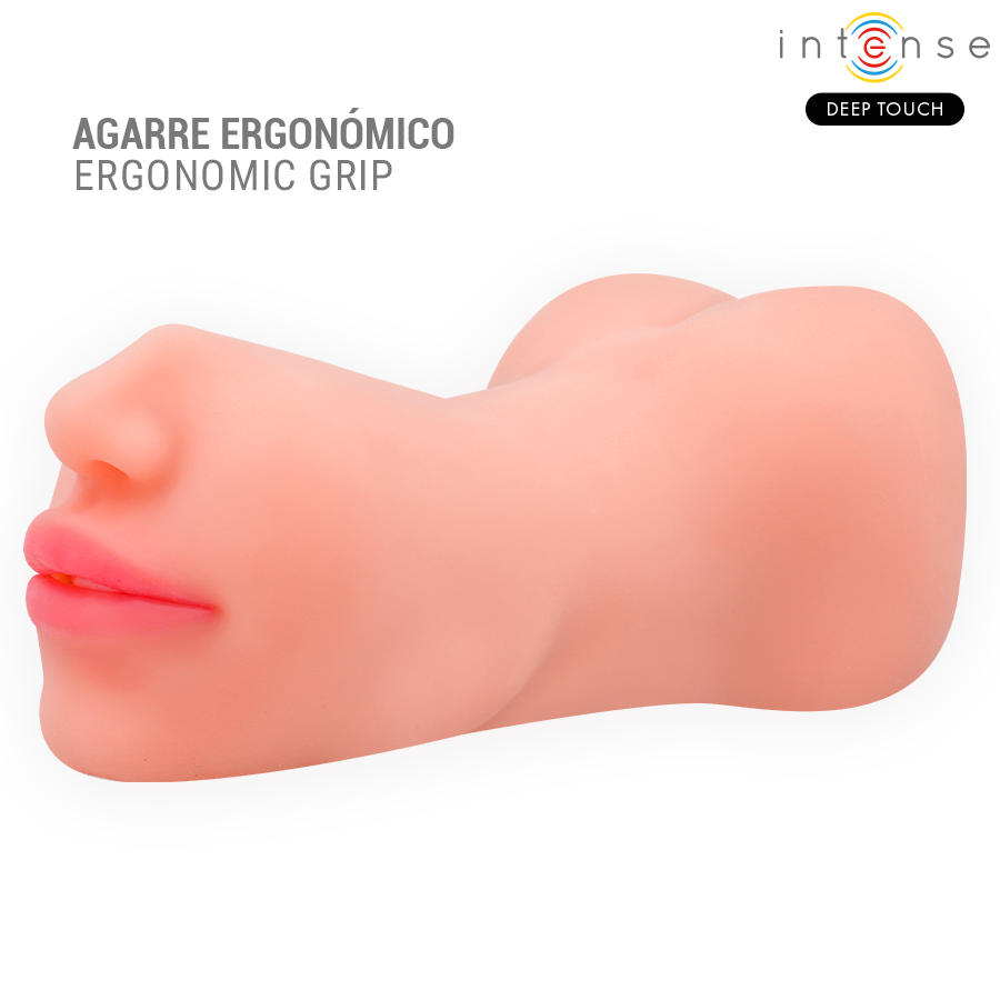 Masturbateur à double bouche et vagin riley – Intense Deep Touch