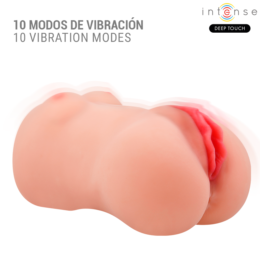 Vibrateur et masturbateur à succion catherine avec voix – Intense Deep Touch