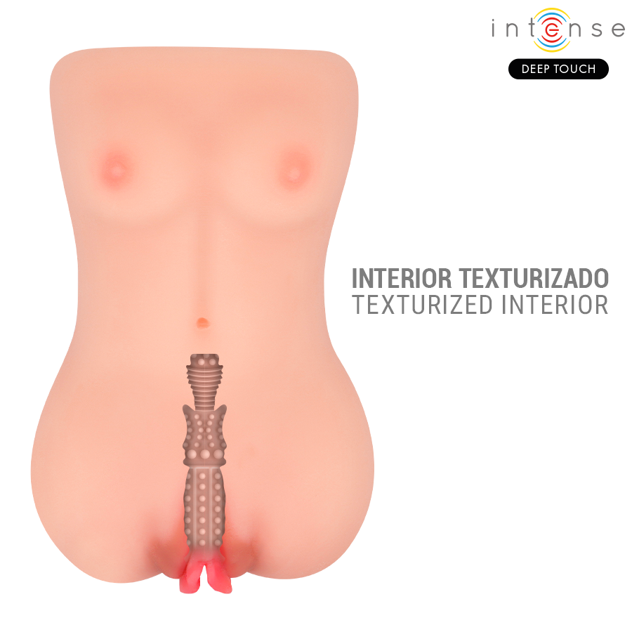 Vibrateur et masturbateur à succion catherine avec voix – Intense Deep Touch