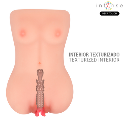 Vibrateur et masturbateur à succion catherine avec voix – Intense Deep Touch