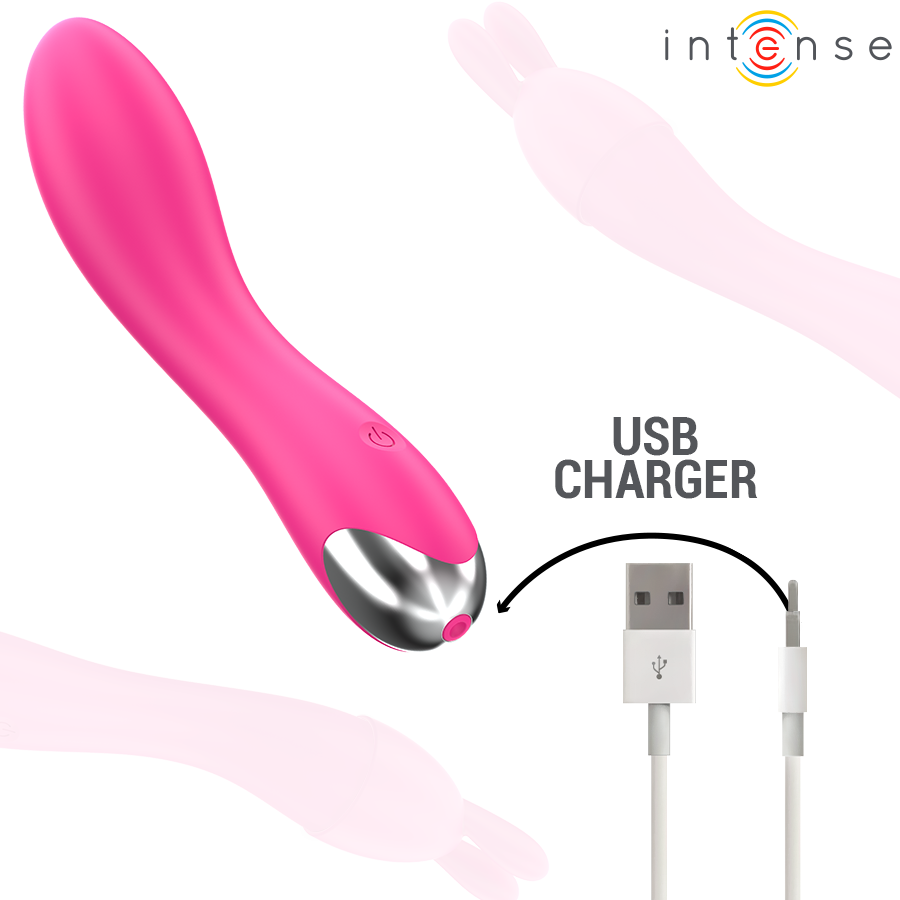 Vibrateur cher avec 20 modes de mouvements et embouts interchangeables – Intense