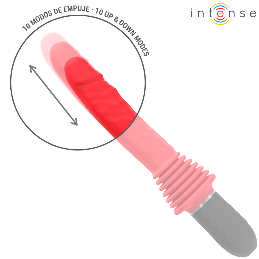 Vibrateur à poussée télécommandé cynthia avec chauffage – Intense