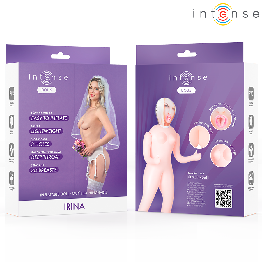 Masturbateur poupée gonflable irina à trois orifices – Intense Dolls