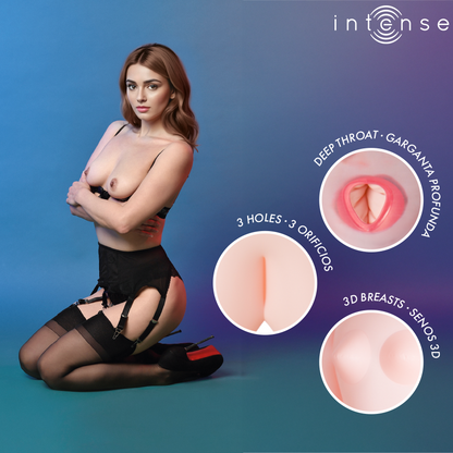 Masturbateur poupée gonflable monique à trois orifices – Intense Dolls