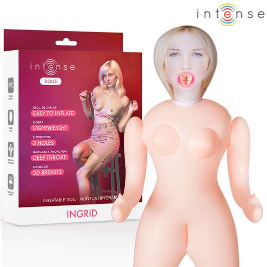 Masturbateur poupée gonflable ingrid à trois orifices – Intense Dolls