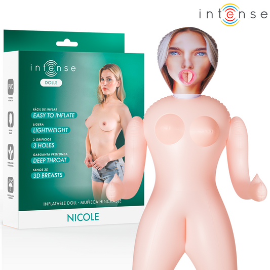 Masturbateur poupée gonflable nicole à trois orifices – Intense Dolls