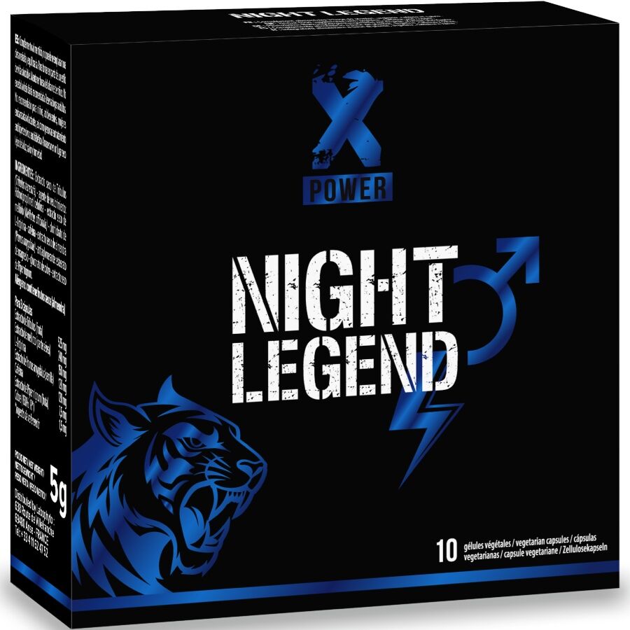 Night legend stimulant à action rapide pour l'érection et la performance 10 capsules – Xpower