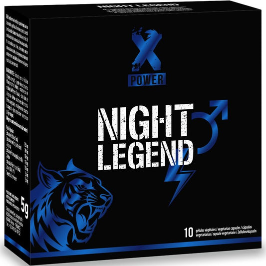 Night legend stimulant à action rapide pour l'érection et la performance 10 capsules – Xpower