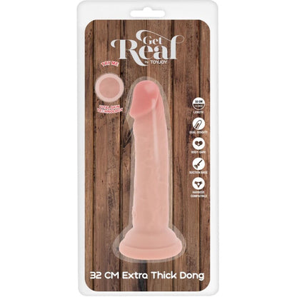 Pénis de luxe épais double densité en tpe 32 cm – Get Real