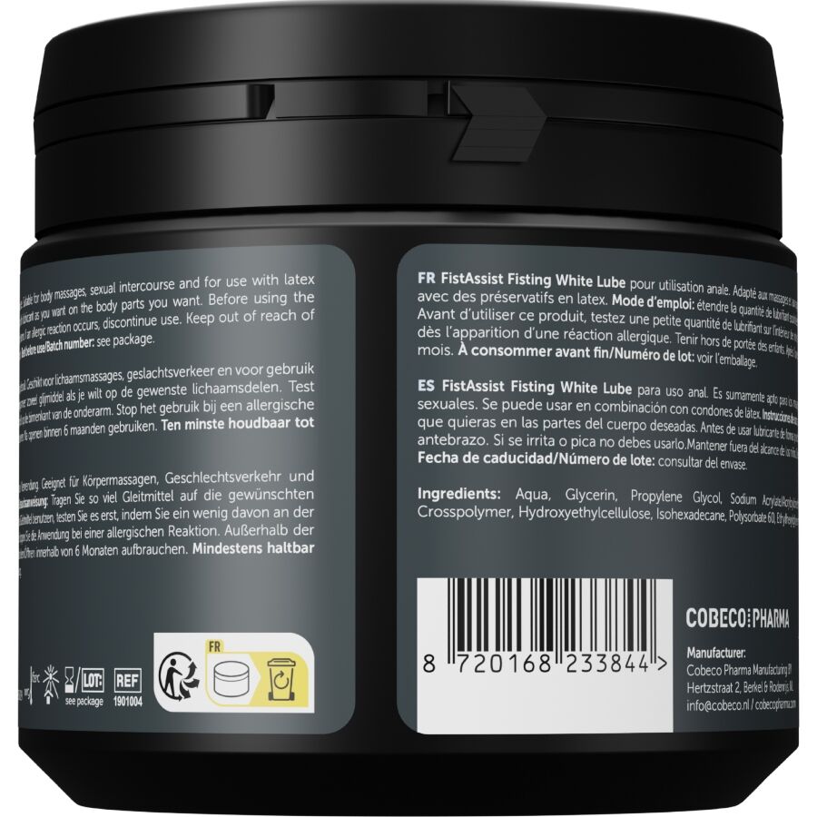 Fist assist lubrifiant blanc extra-épais 500 ml – Cobeco