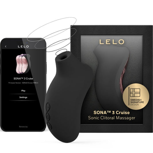 Stimulateur clitoridien sona 3 cruise masseur clitoral sonique noir – Lelo